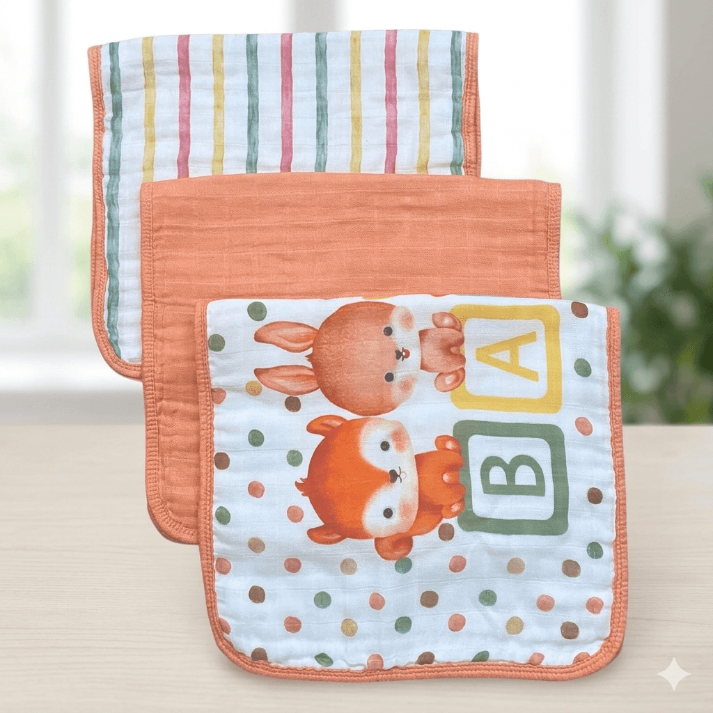 Burp Cloths Pack of 3