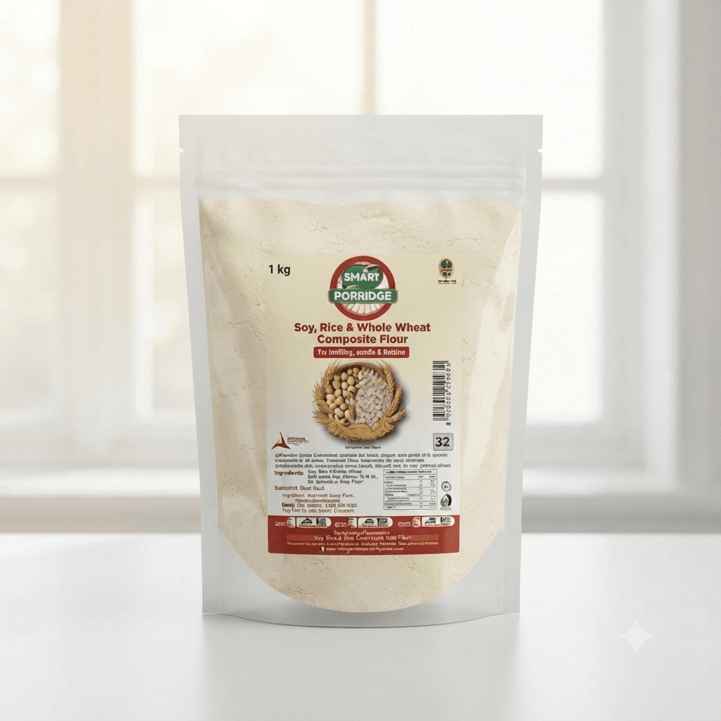 Smart Porridge Soy, Rice, & Whole Wheat Composite Flour - 1kg