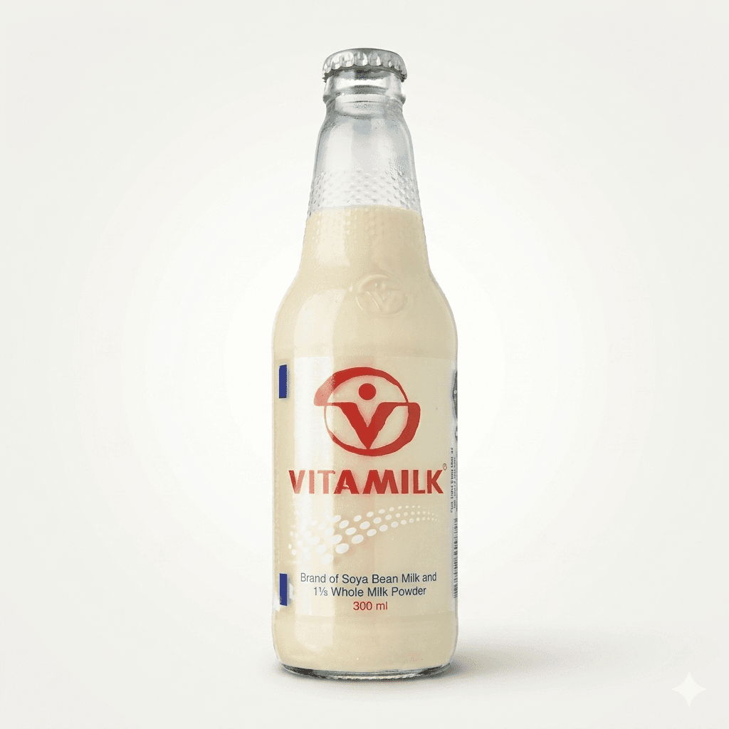 Vitamilk Original Soya Milk 30cl x 12 — by Vitamilk — Milk Drinks from TH — Afrizonemart