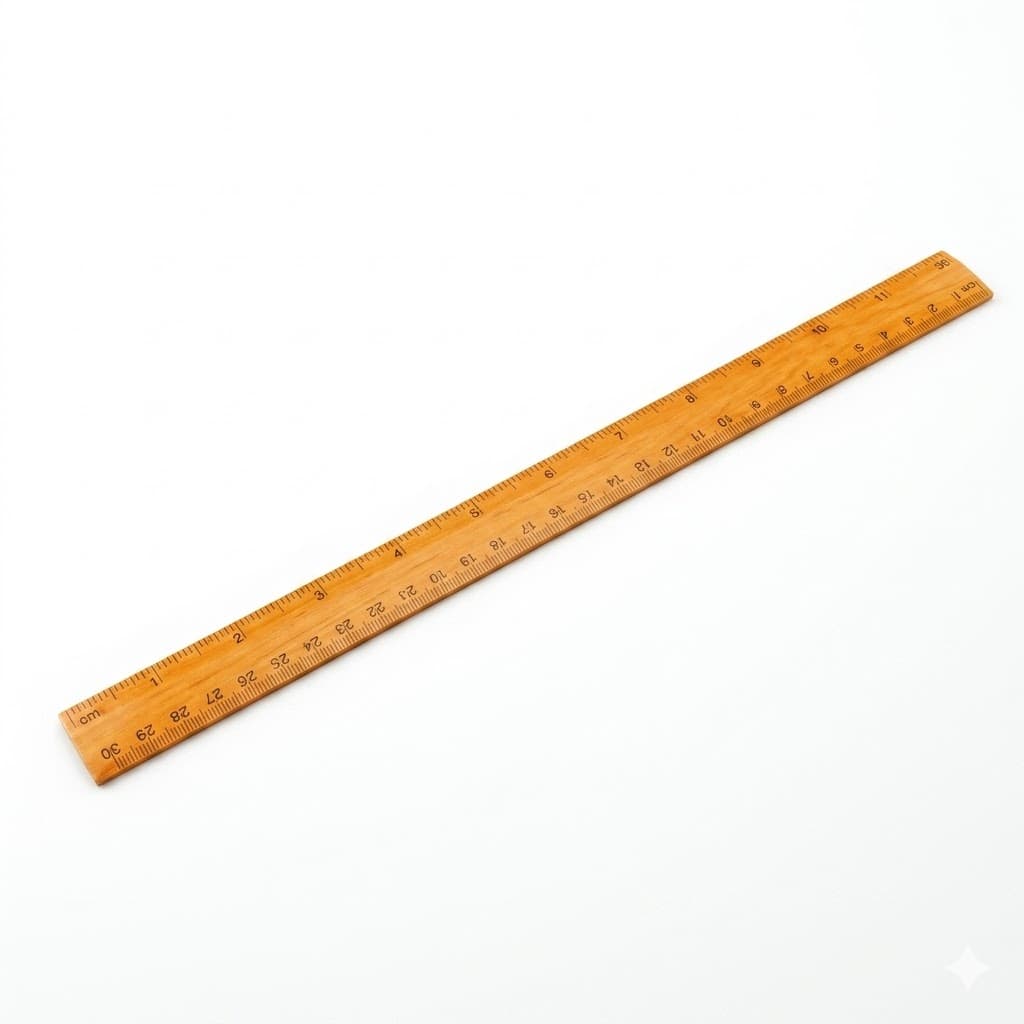 Ruler 30cm Wooden