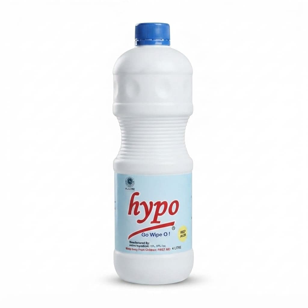 Hypo Sodium Hypochlorite Bleach 1L