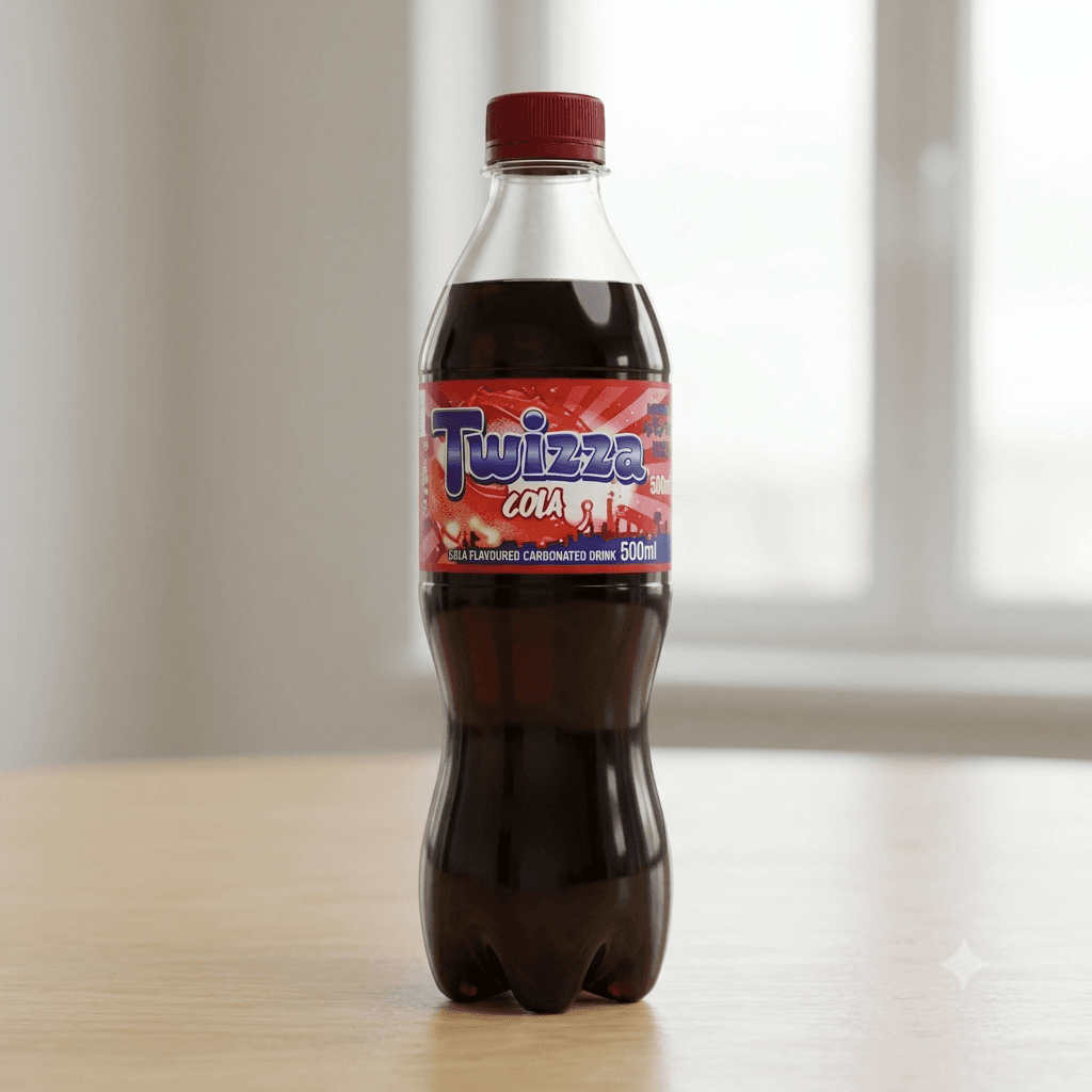 Twizza Cola 500ml — by Twizza — Carbonated Drinks from ZA — Afrizonemart