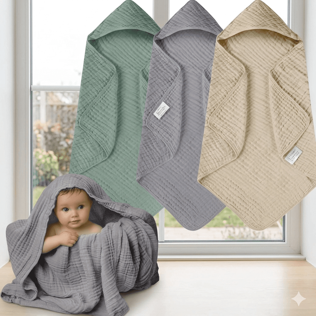 Hooded Baby Towel 75x75cm