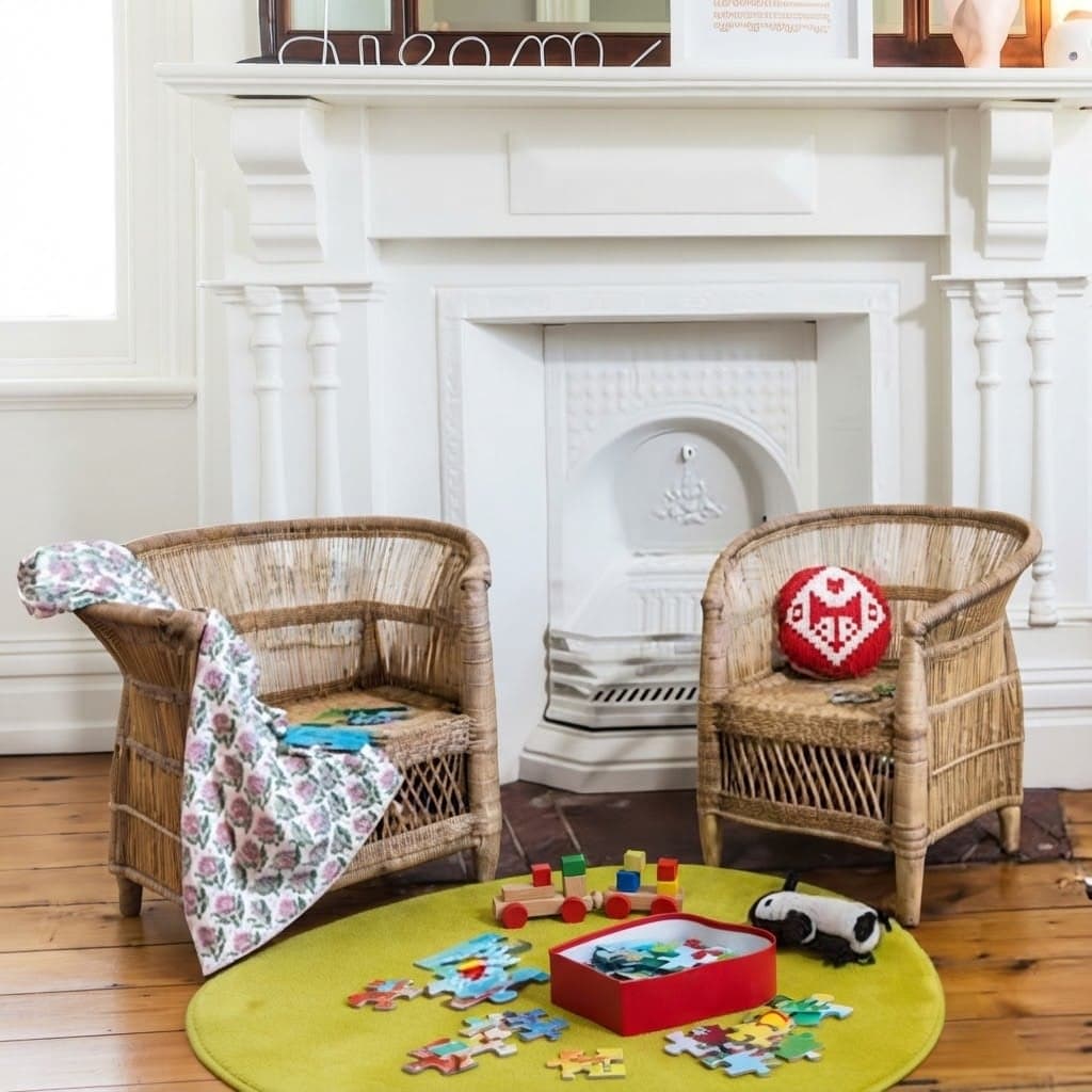 Traditional Kids Malawi Cane Chair
