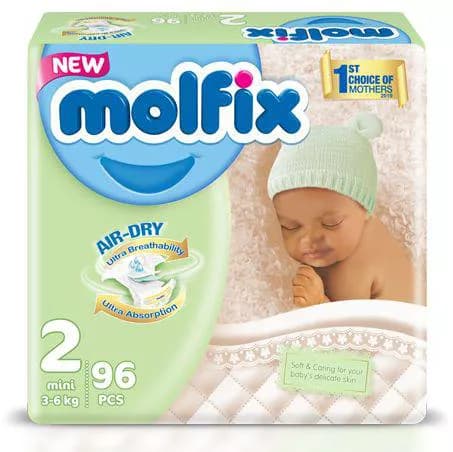 Molfix Diapers Carton Mini Size 2 — by Molfix — Diapers from NG — Afrizonemart