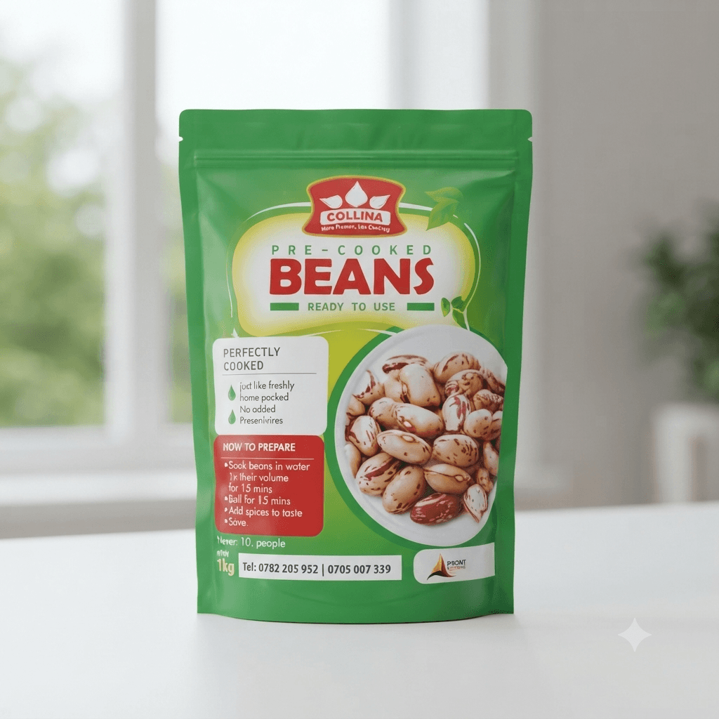 Kuriotes, Collina Sugar Pre-cooked Beans / Masavu Pre-cooked Beans - 1kg
