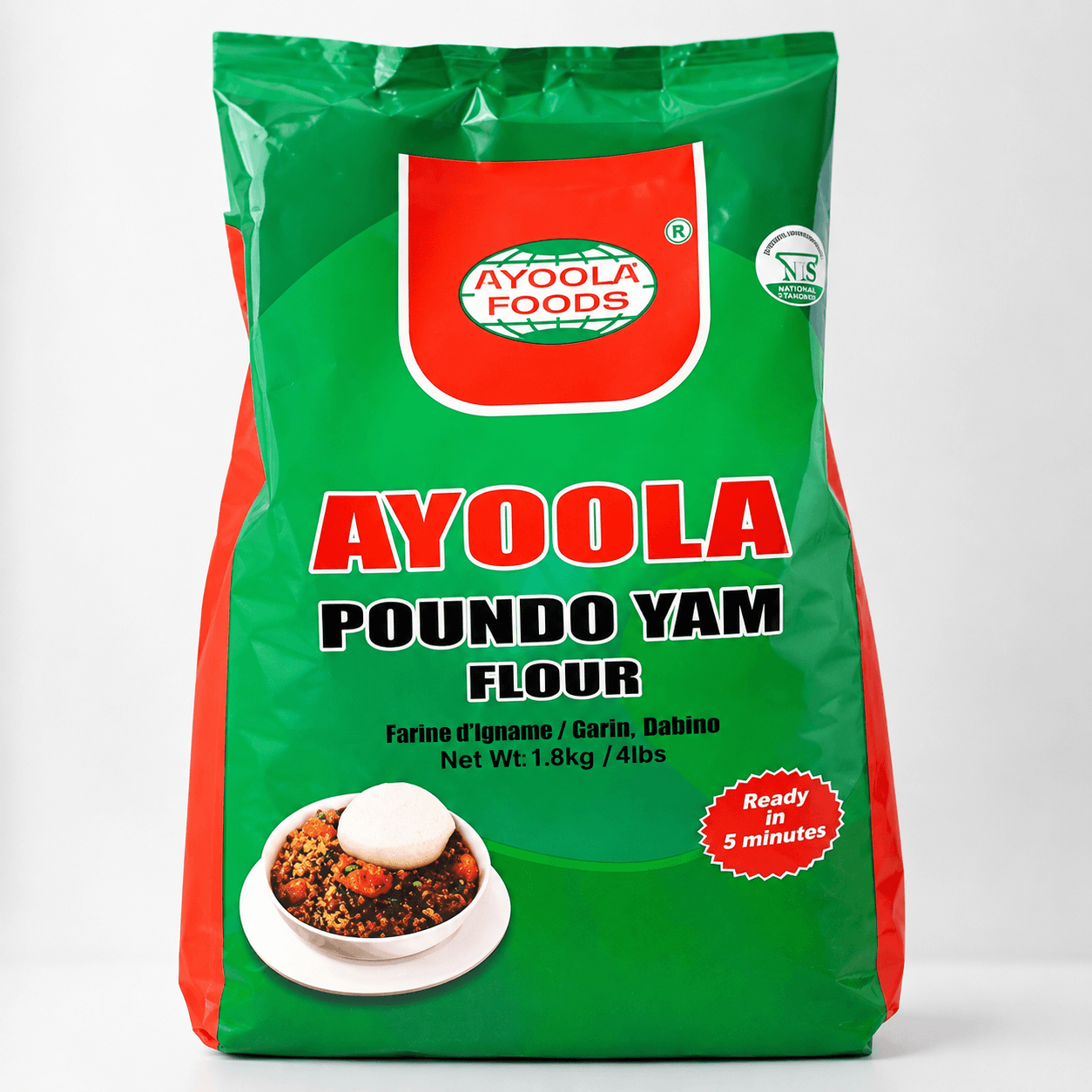 Poundo Yam Flour 4kg
