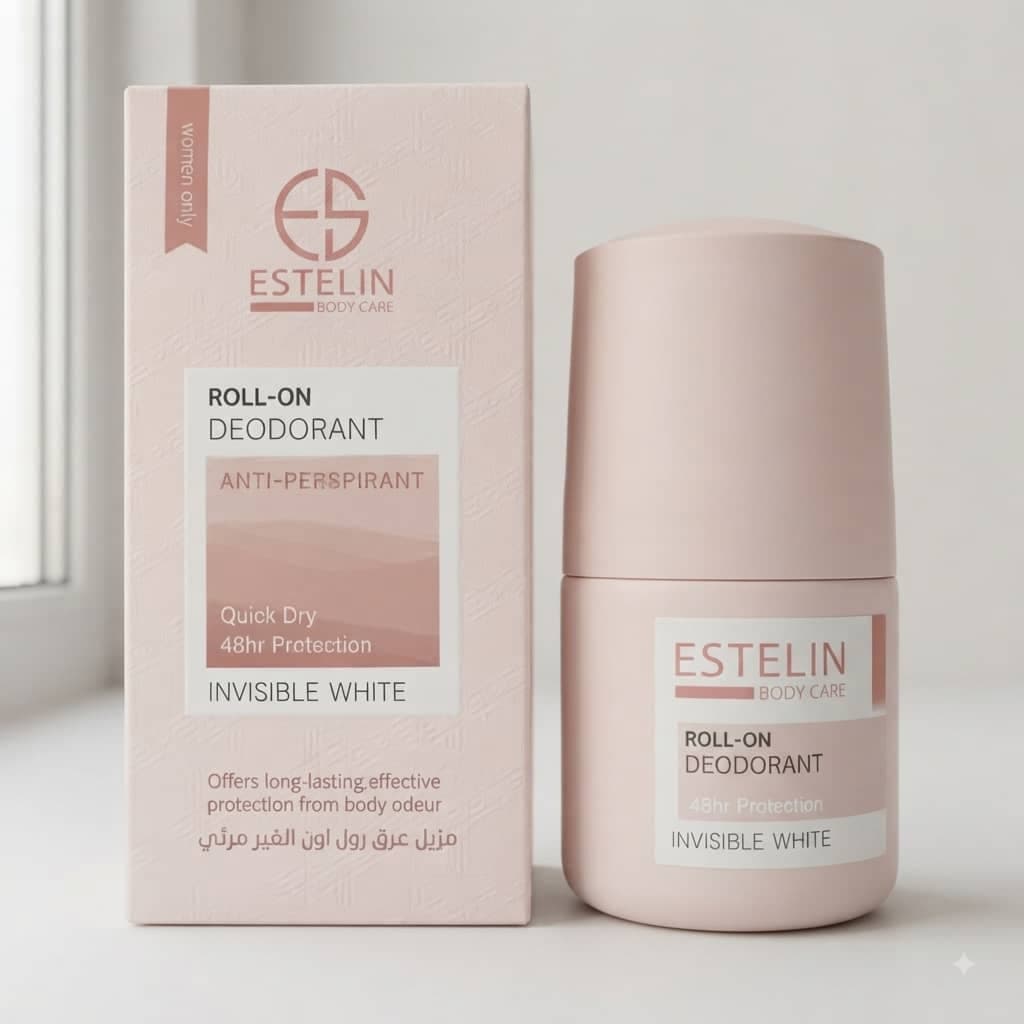 Estelin Invisible White Roll-On Deodorant 50ml