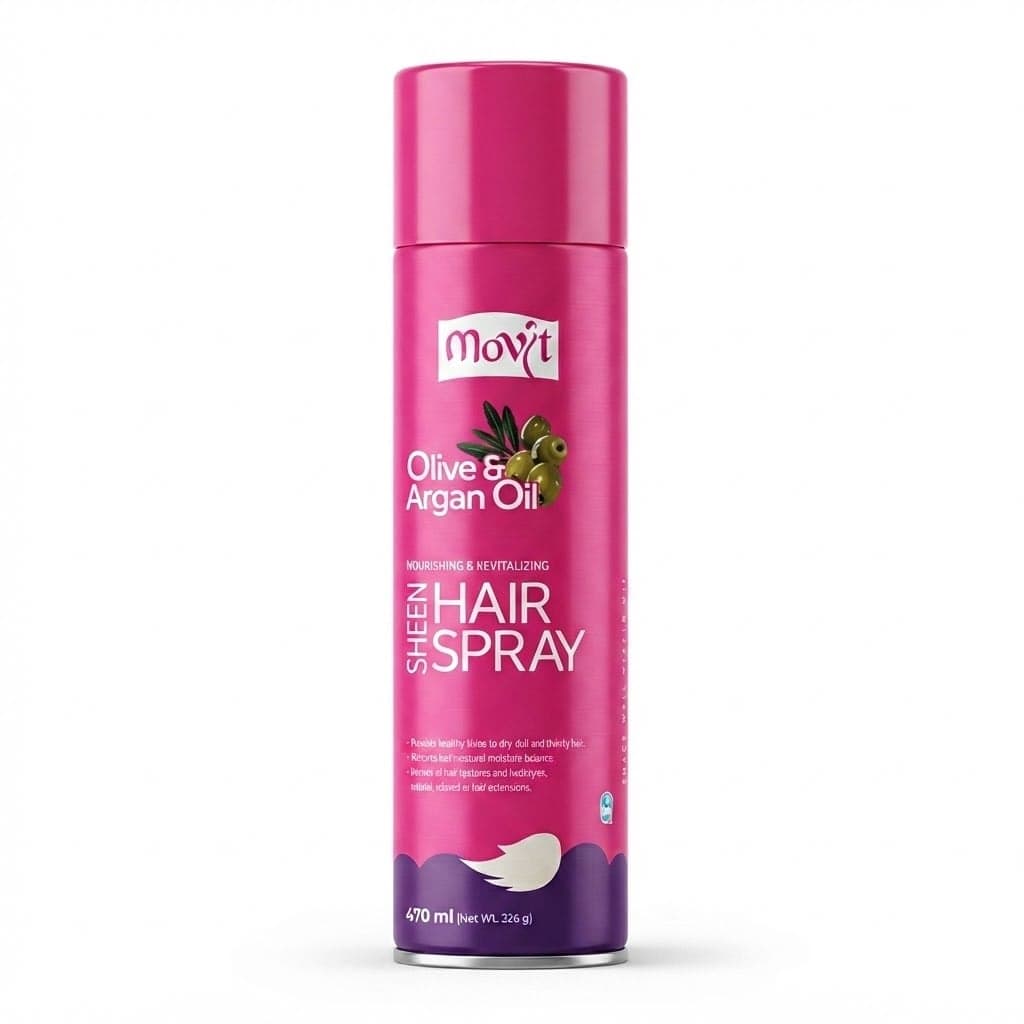 Movit Olive & Argan Oil Hair Sheen Spray 470ml
