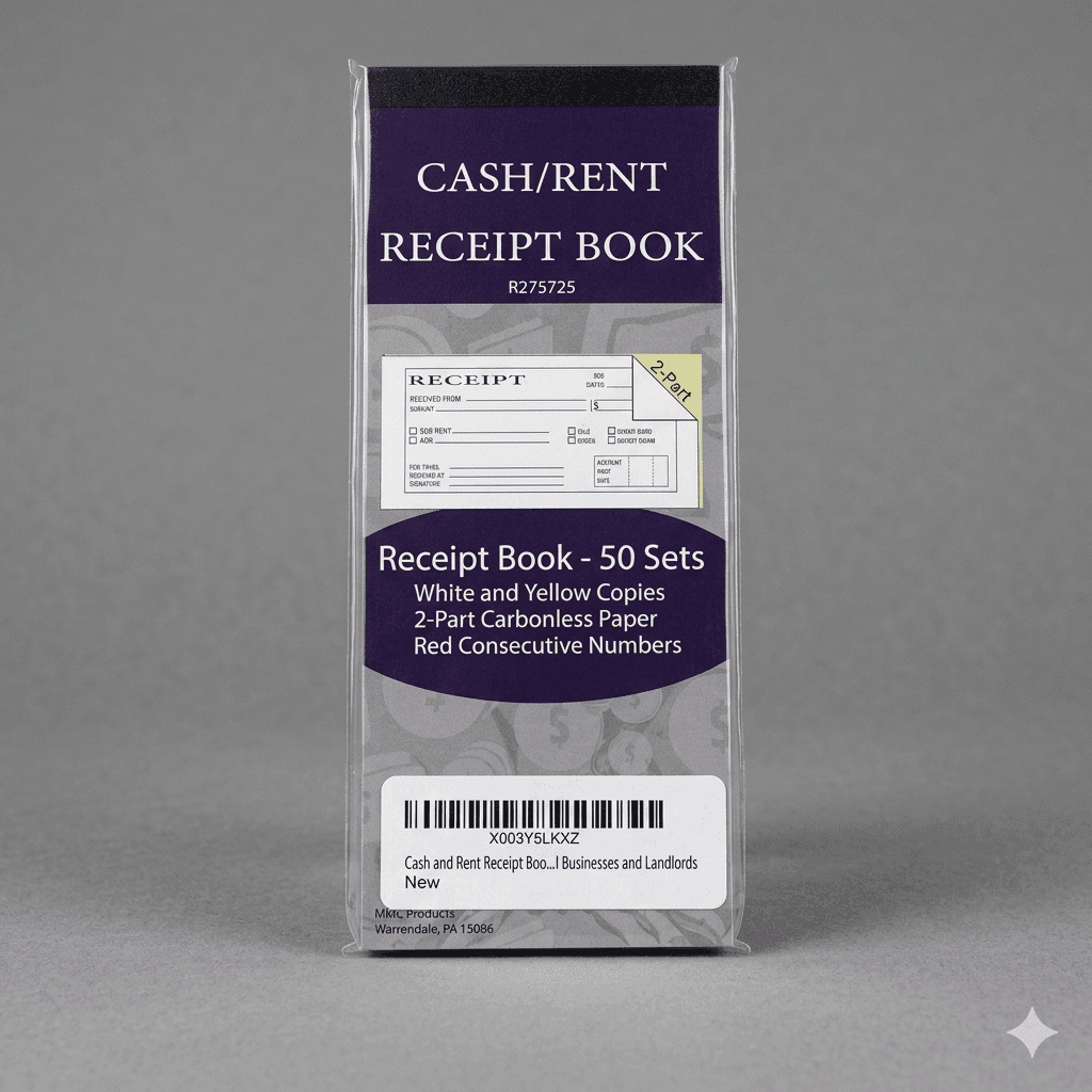 Receipt Book 50 Leaves Carbon — by Local — accounting from NG — Afrizonemart