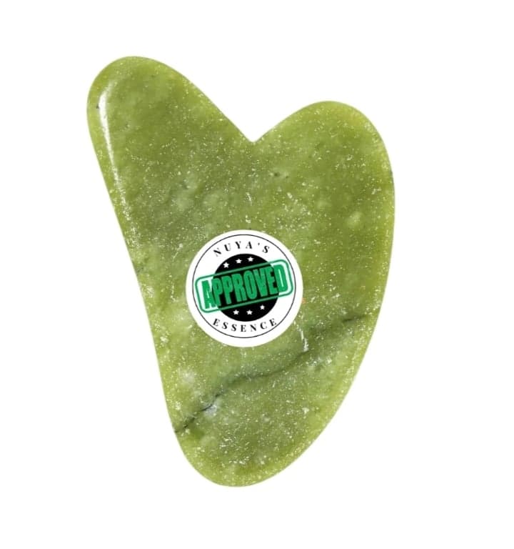 A+ Jade Stone Gua Sha Tool — by Nuya's Essence Zanzibar — skin-tools products from TZ — Afrizonemart