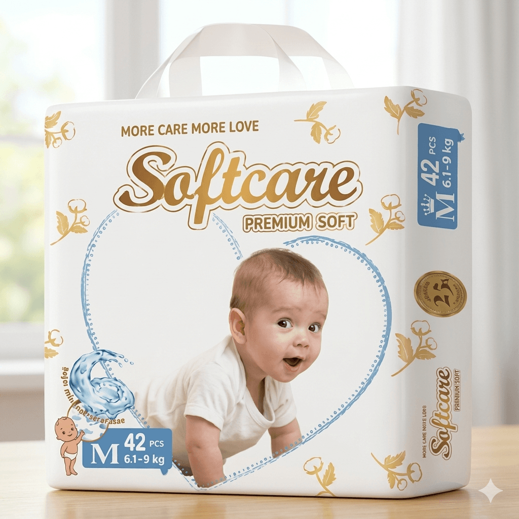 Softcare Diapers Size 2 Mini (40 count)
