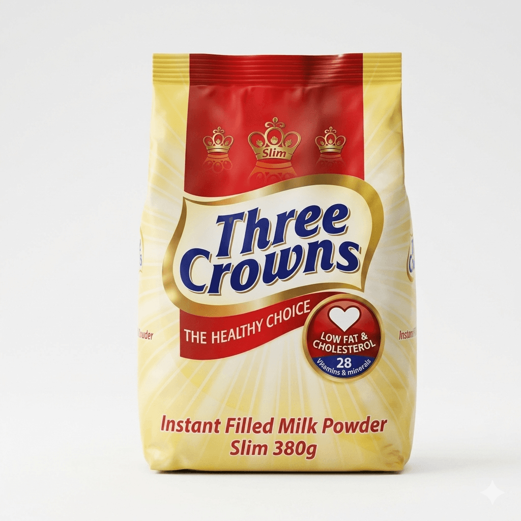Three Crowns Slim Milk Powder 380g — by Three Crowns — Milk Dairy from NG — Afrizonemart