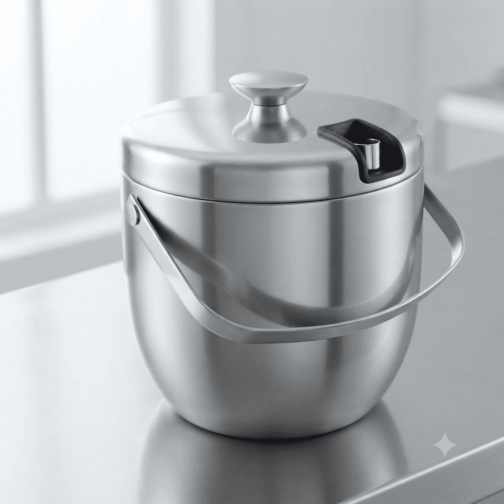 Double-Wall Insulated Ice Bucket