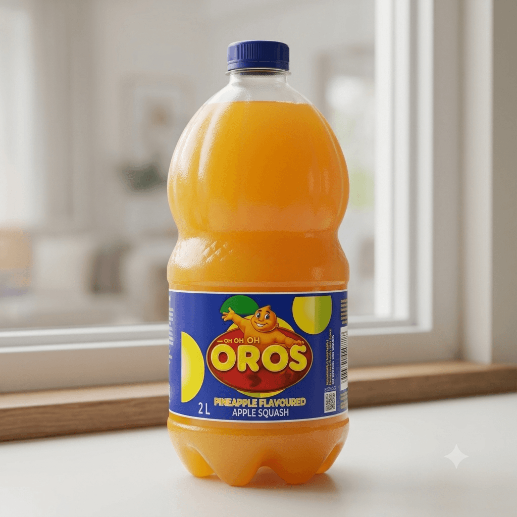Oros Pineapple Squash 2L — by Oros — Fruit Juices from ZA — Afrizonemart