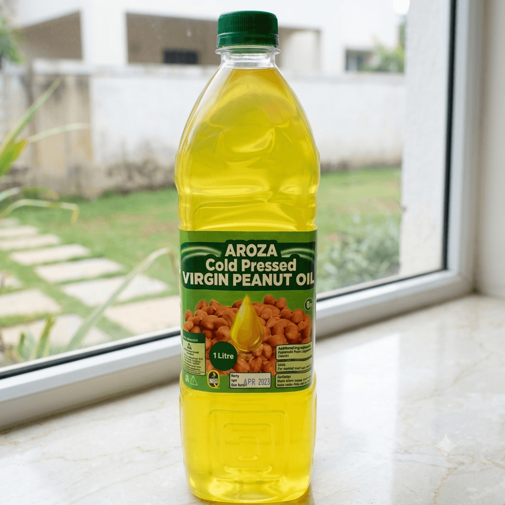 Aroza Cold Pressed Virgin Peanut Oil - 1L — by Aroza Group Limited — Peanut Products from UG — Afrizonemart