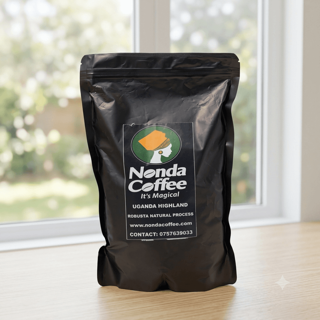 Nonda Coffee Robusta Natural Process Green Beans - 1kg