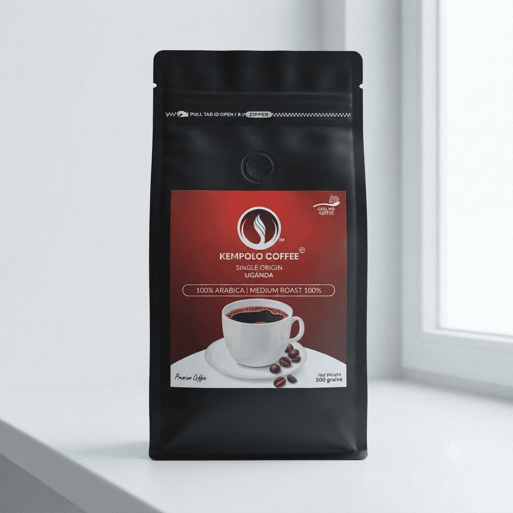 Kempolo, Single Origin Ground Arabica - Medium Roast Coffee Filter Coffee — by Kempolo — food-agriculture-specialty-coffee products from UG — Afrizonemart