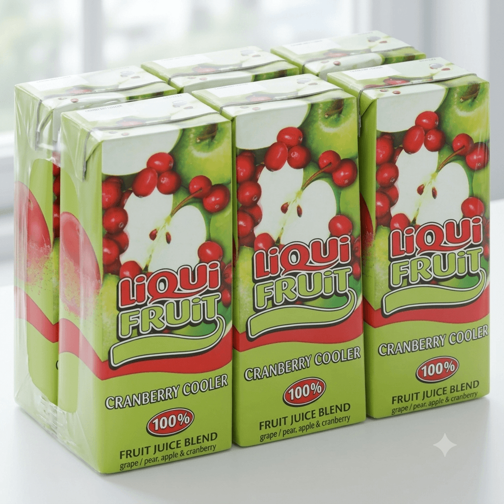 Liqui-Fruit cranberry 250ml Mini 6-Pack — by Liqui-Fruit — Fruit Juices from ZA — Afrizonemart