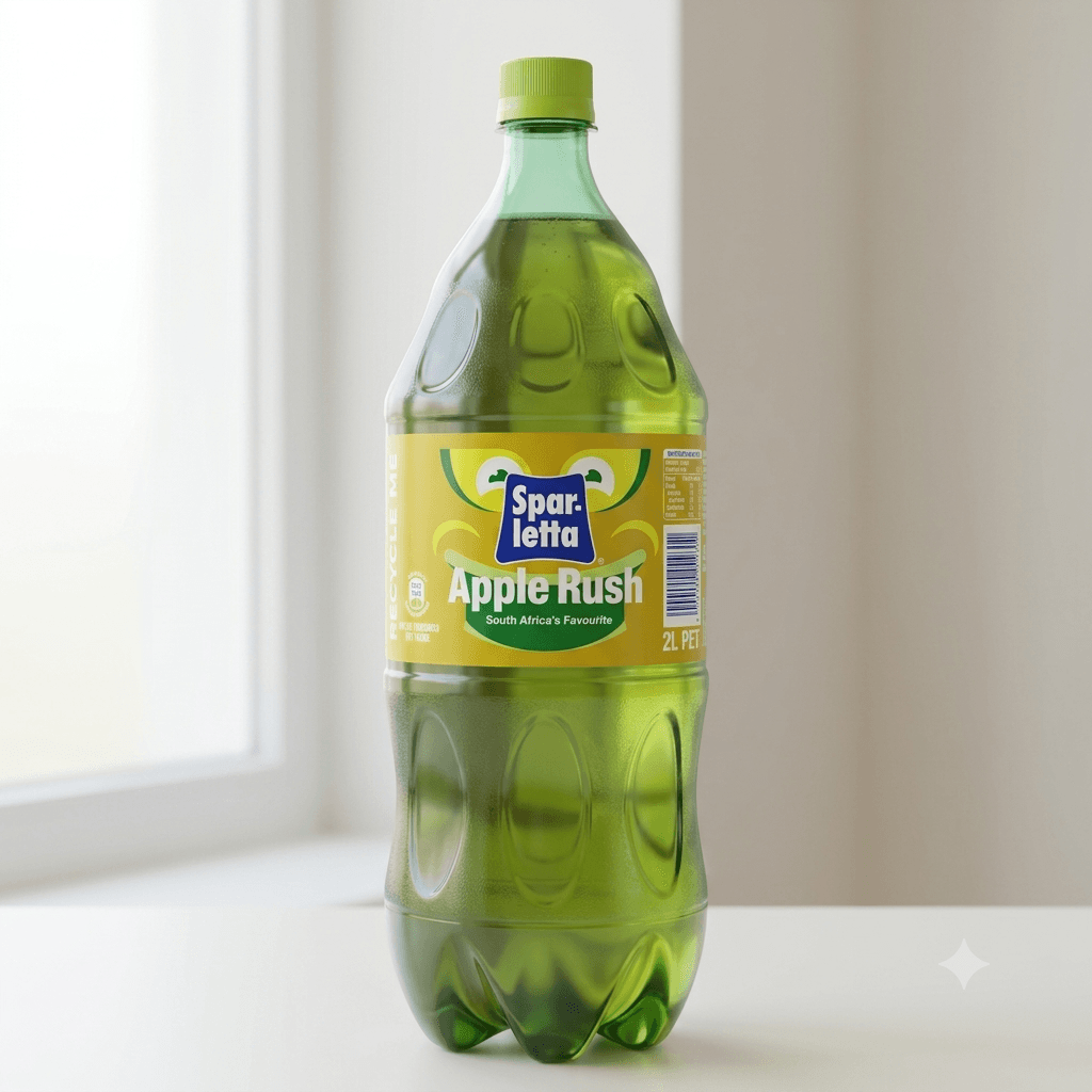 Sparletta Apple Rush 300ml Can — by Sparletta — Carbonated Drinks from ZA — Afrizonemart