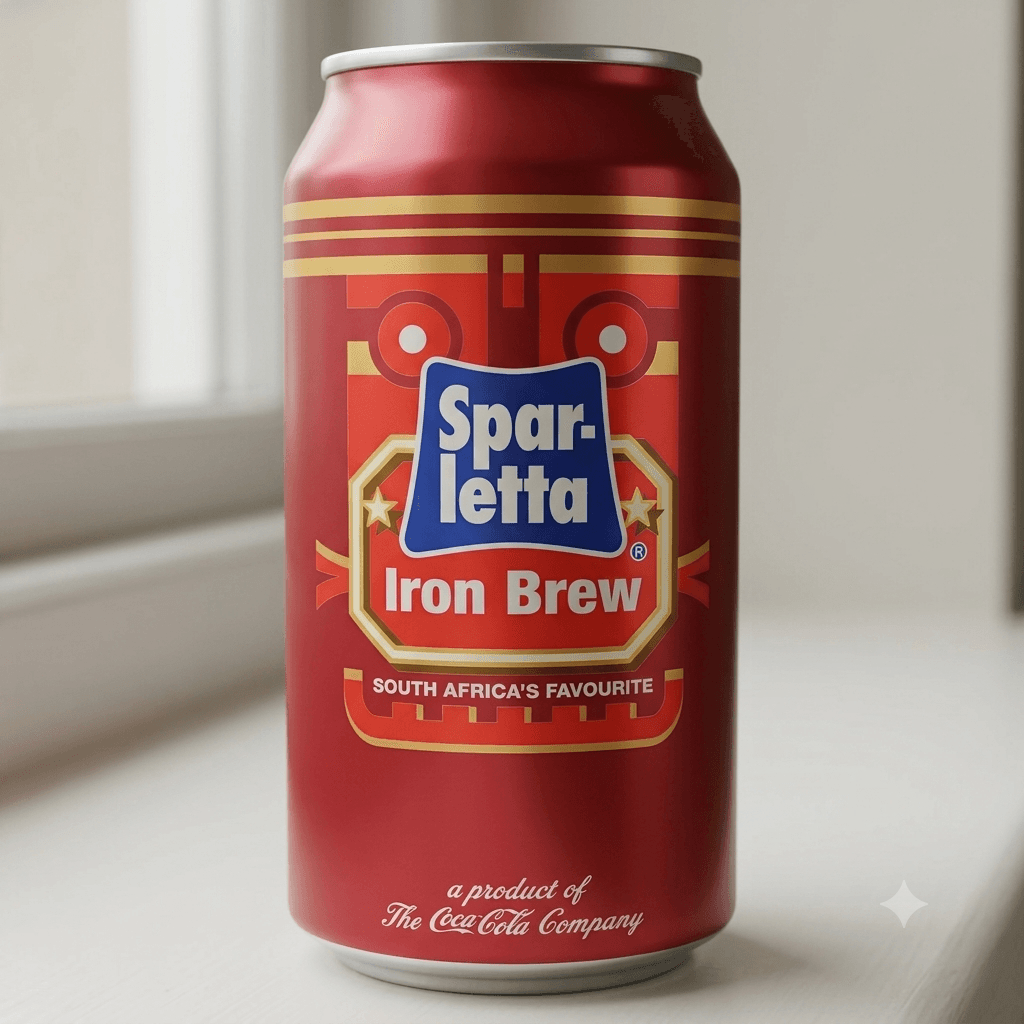Sparletta Iron Brew 300ml Can — by Sparletta — Carbonated Drinks from ZA — Afrizonemart