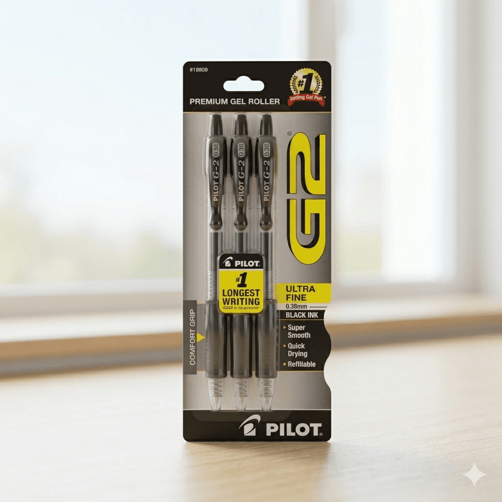 Pilot G-2 Gel Pen Pack of 3