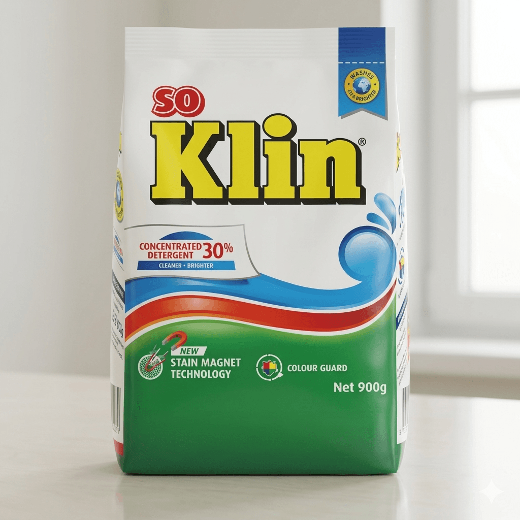So Klin Detergent Powder 900g — by So Klin — Laundry Detergent from NG — Afrizonemart