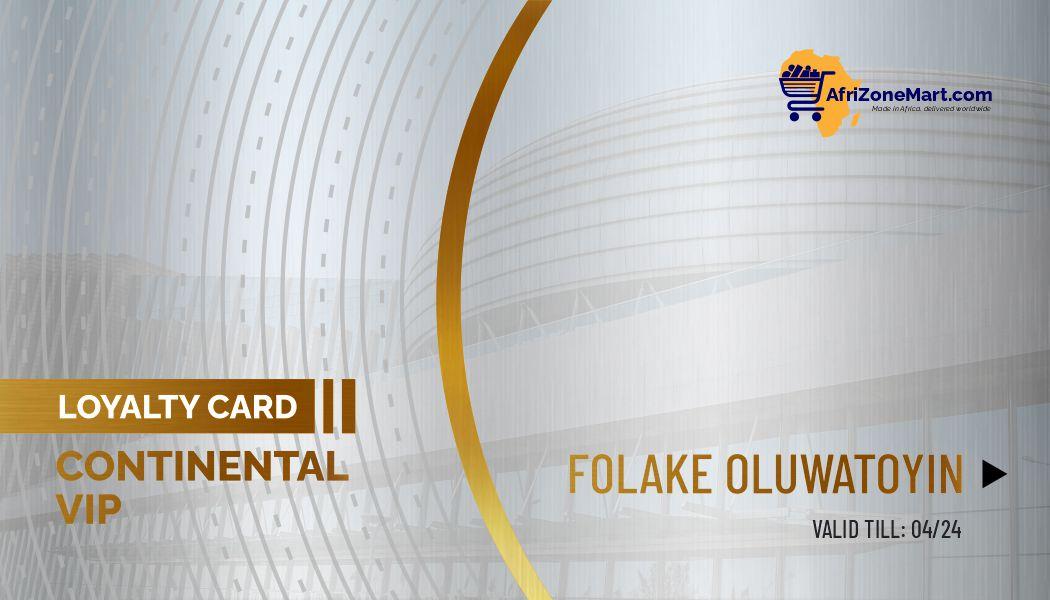 Continental VIP loyalty card